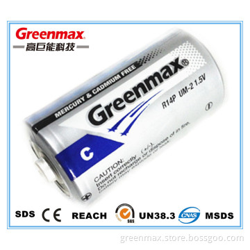 New design 2 blister card r14p zinc-manganess dry battery